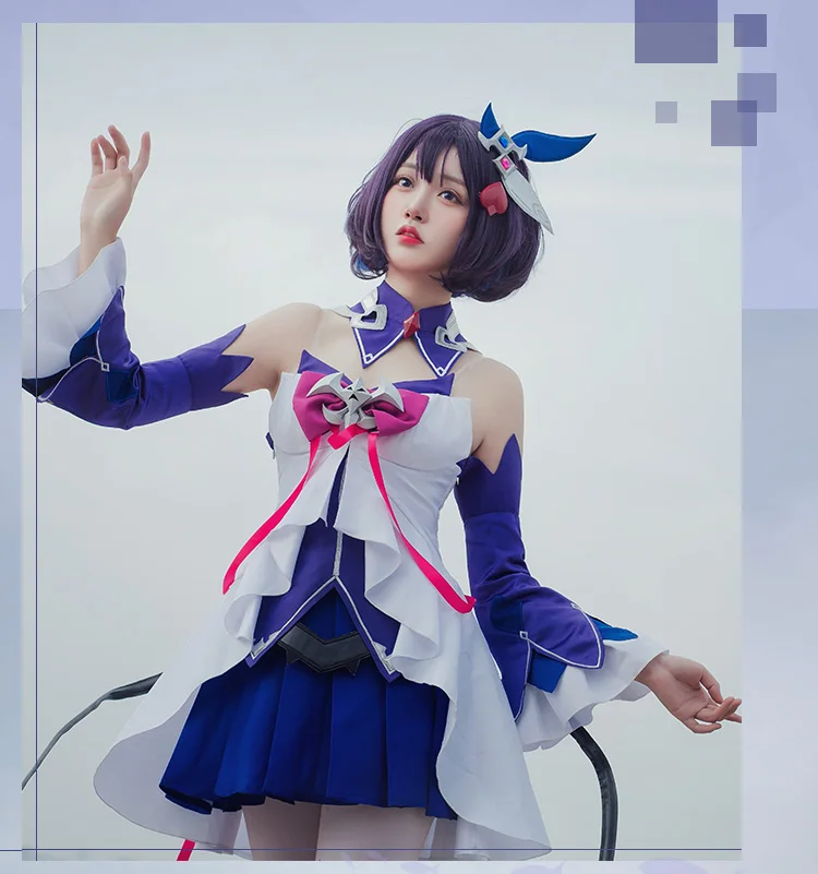 Honkai Impact 3 Seele Vollerei фантазия бабочка Косплей Костюм Униформа F