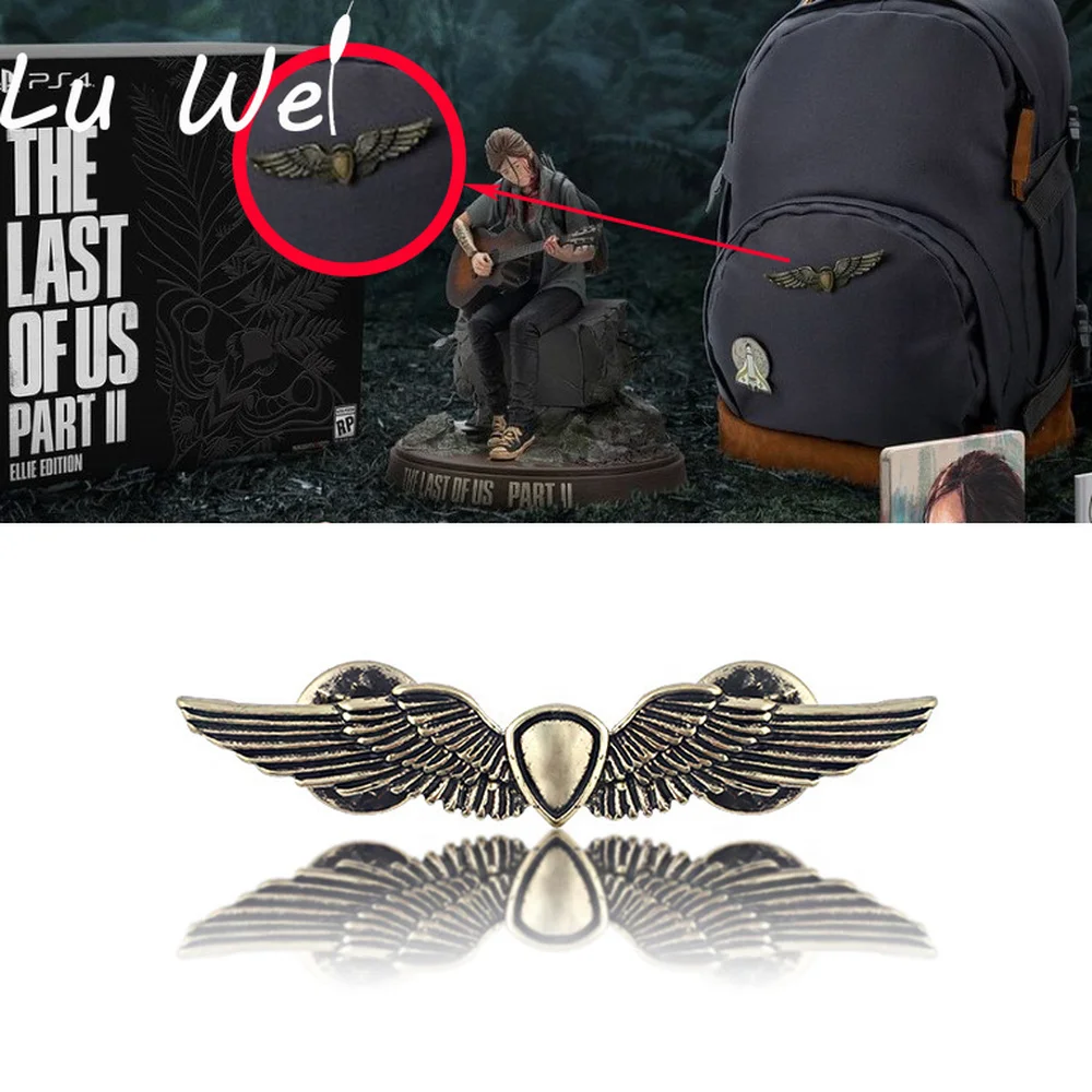 Последний из нас 2 части II Ellie Dina значок для рюкзака пилот простая версия игра