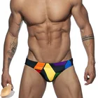 Купальник Push pad, мужской, с принтом, пляжная одежда для серфинга, с низкой талией, мужские плавки, эротичное мужское белье sexy gay mens, Мужская одежда для плавания, brave person, 2020