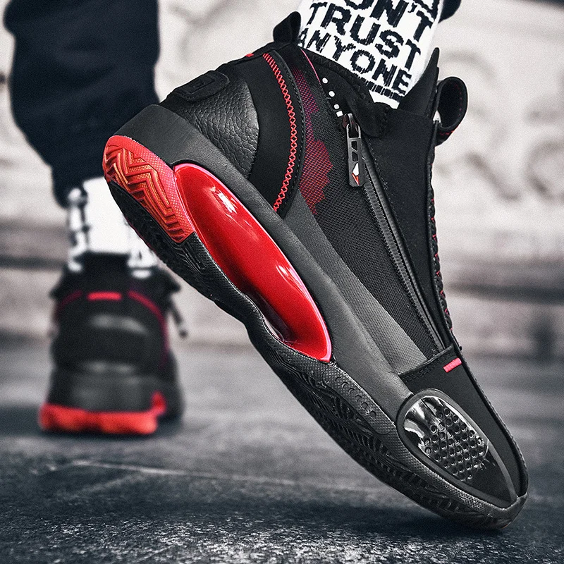 2022 New High Quality Basketball Shoes Men Sneakers Basket Shoes Autumn High Top Anti-slip Retro Sports Shoes Trainer Summer 13