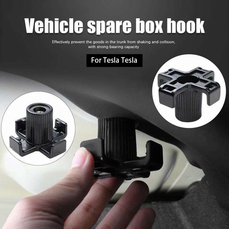 

1pcs/set Interior modification functional accessories for Tesla Model3 2017-2020 Car trunk luggage convenient hook