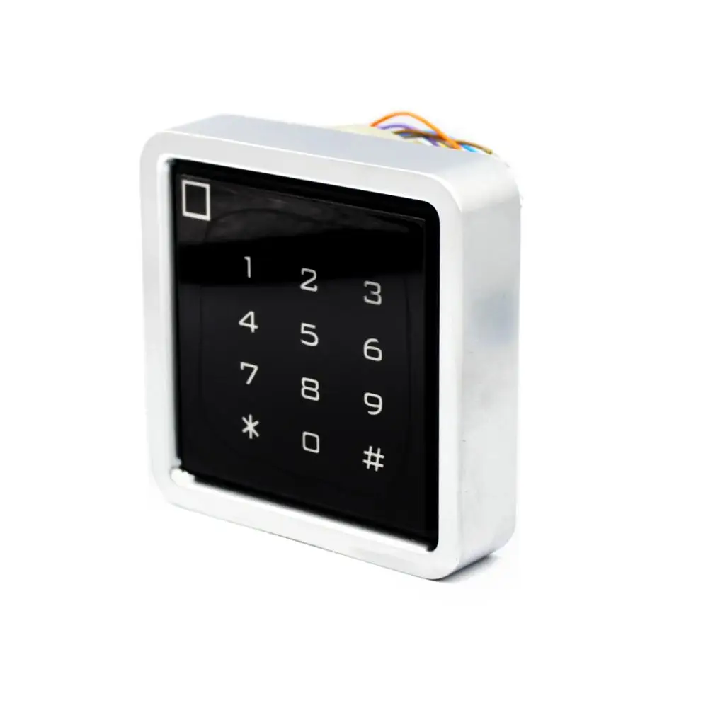 IP65 Водонепроницаемый сенсорный 125 кГц Rfid Контроль доступа с 2000 пользователями RFID