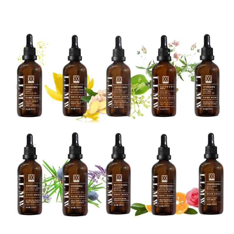 

Compound Essential Oil Beauty Salon Body Massage oil Slimming Essentials Oils Blend Rose Orange Lavender Aromatic Diffuser
