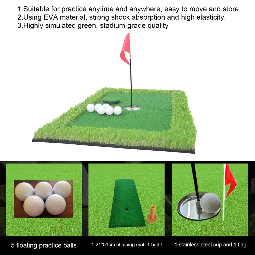 Online Açık Havuz Golf Minderi Eğitim Pratik Vuruş Suni çim Ped Yastık Golf Minderi Eğitimi Uygulama Pedi Yastık Minder