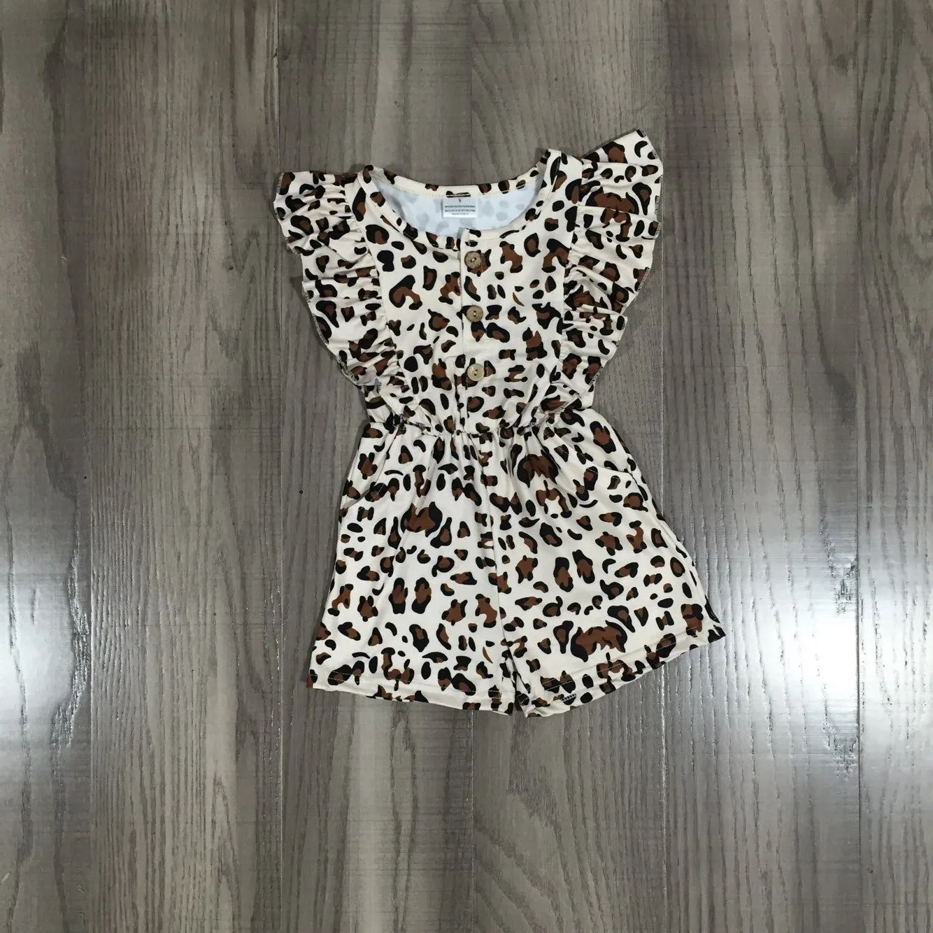 Платье для маленьких девочек сезон: весна–лето Леопард молочный шелк с принтом