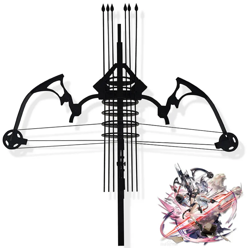 Лидер продаж китайский Косплей-костюм черные рыцари Амия реквизит оружие бант и