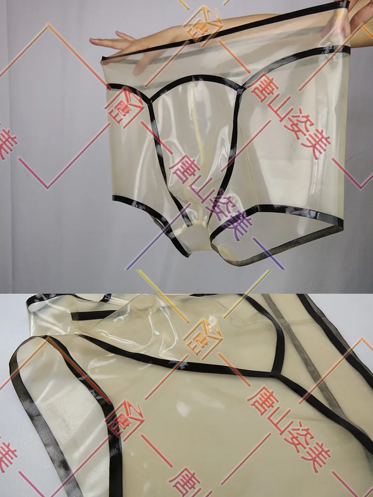 Сексуальное латексное нижнее белье с отделкой прозрачное |