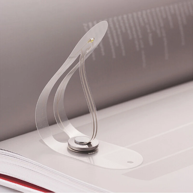Mini Bookmark With Lamp Led Light For Reading Book Creative Portable Small Night | Канцтовары для офиса и дома
