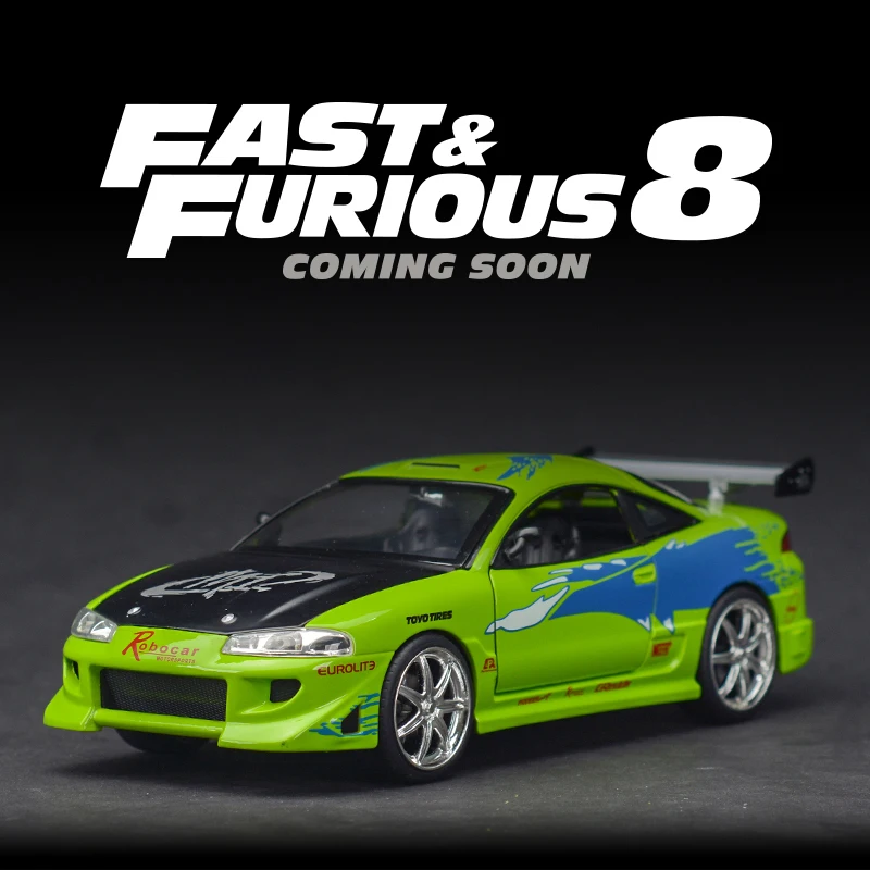 

Nicce 1:24 Mitsubishi Eclipse 1995 Toy Alloy Car Diecasts & Toy Vehicles Car Model Miniature Scale Model Car Toys For Children