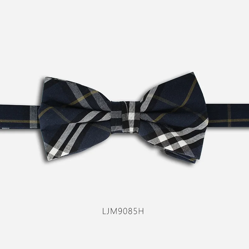 Галстук-бабочка мужской 2019 двойной тканевый шотландский галстуки для Свадьба