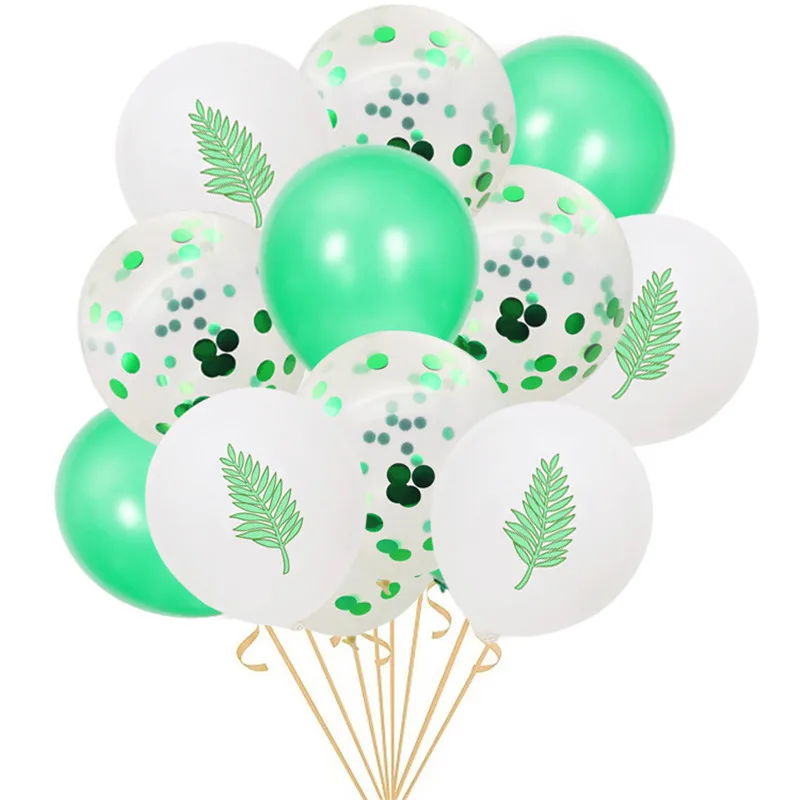 15 шт. латексные воздушные шары с принтом в виде фламинго и Золотых