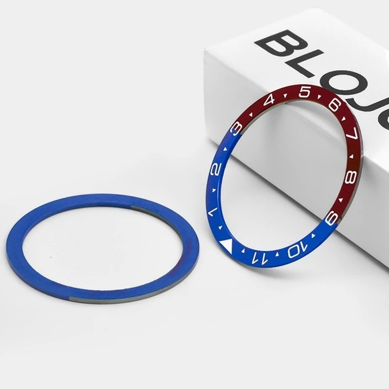 

Рамка со светящейся шкалой 38 мм, Керамическая рамка, вставка для циферблата Seiko, проспект, циферблат часов, Сменные аксессуары, цветное кольц...