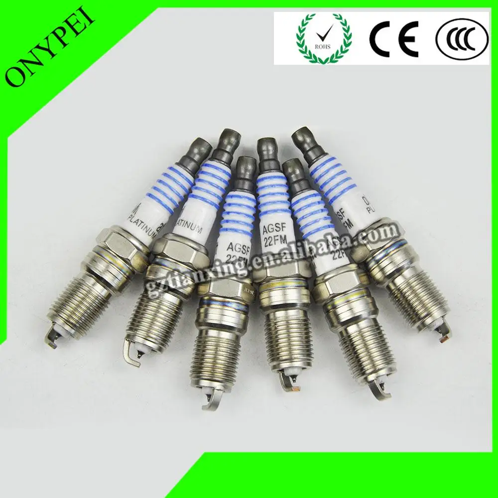 (6) SP 500 AGSF22FM Finewire покрытая платиной Свеча зажигания Разъем для Ford Mercury SP500 AGS F22