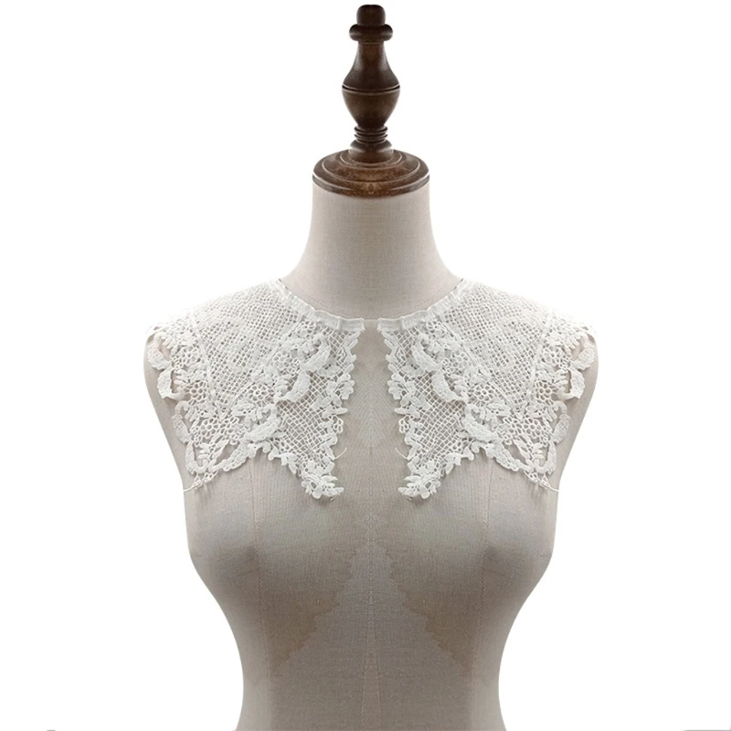 

Casual Decorative False Shirt Collar Women Dress Collar Milk Fiber Made Collar Girls Collars Collar DIY Accessory