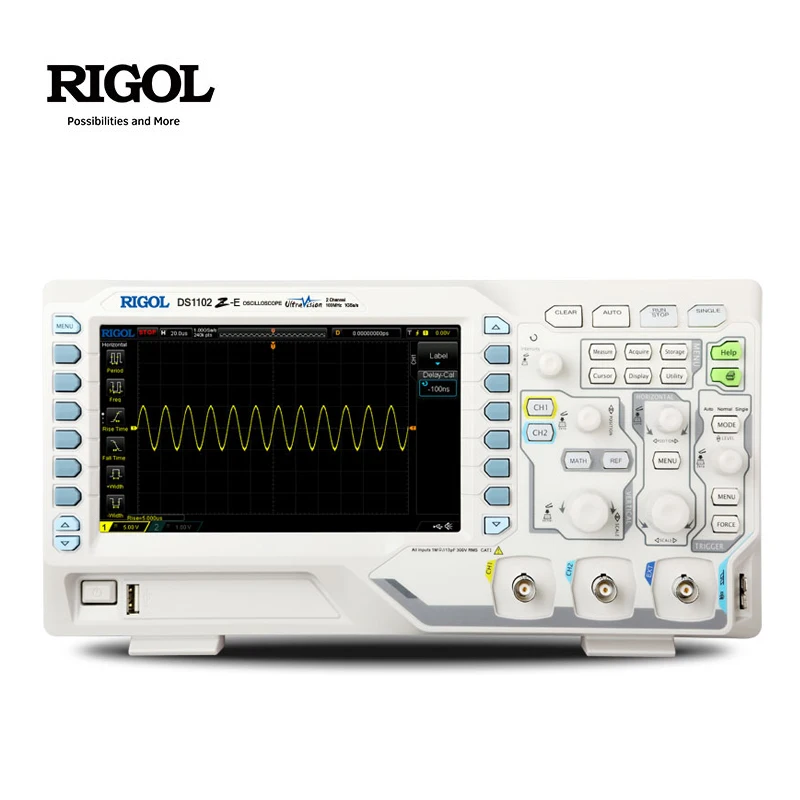 RIGOL DS1102Z E DS1202Z цифровой осциллограф 2 аналоговые каналы 100 МГц 200 пропускной