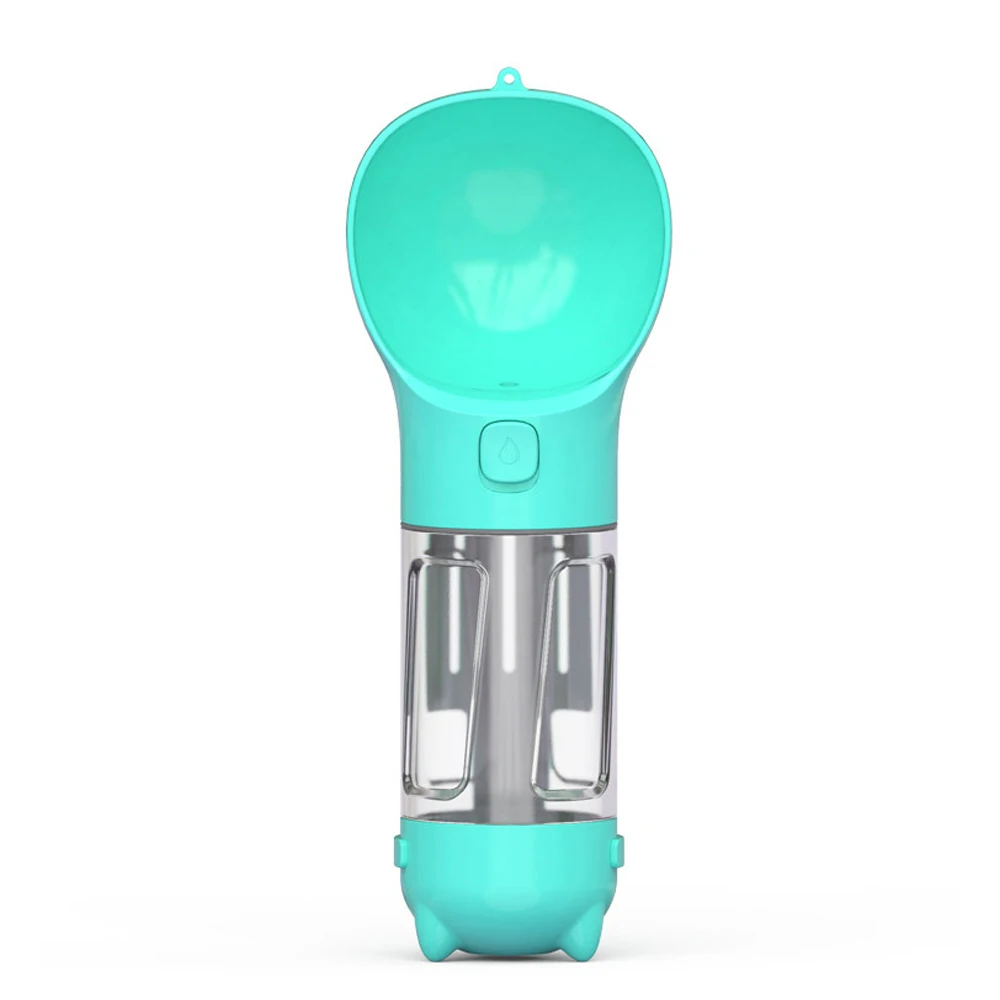 

3 In 1 Pet Dog Water Bottle High temperature resistant ABS Bottle with Poop Shovel Waste Bag for Cat Dog Portable Outdoor Suppli