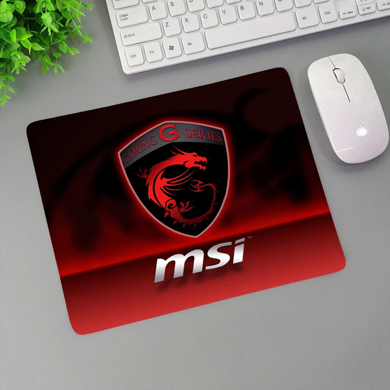 

MSI Mouse Pads Gaming Pad Accessories Anime Mause Mats Msi Mousepad Desk Mat for Pc Rug Gamer Cute Varmilo Carpets Kawaii Diy