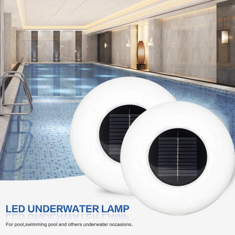 

Underwater Float Light LED Colorful Inflatable Solar Swimming Light Outdoor Colorful Inflatable Swimming Pool Light