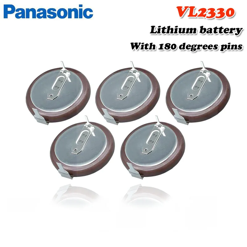 5 шт./лот 100% оригинал Panasonic VL2330 2330 перезаряжаемая литиевая батарея монетница для