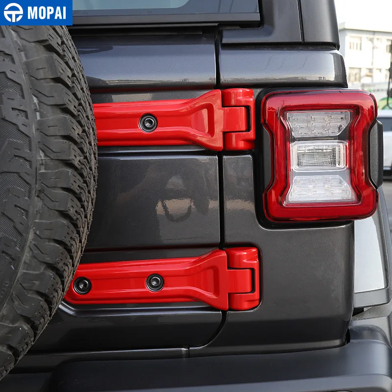 MOPAI автомобильные наклейки для Jeep Wrangler JL 2018 + Автомобильная задняя дверь запасная
