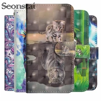 3d painted flip wallet case for huawei honor 7x 8x 7s 10 9 lite play luxury stylish book phone cover leather hand rope card slot