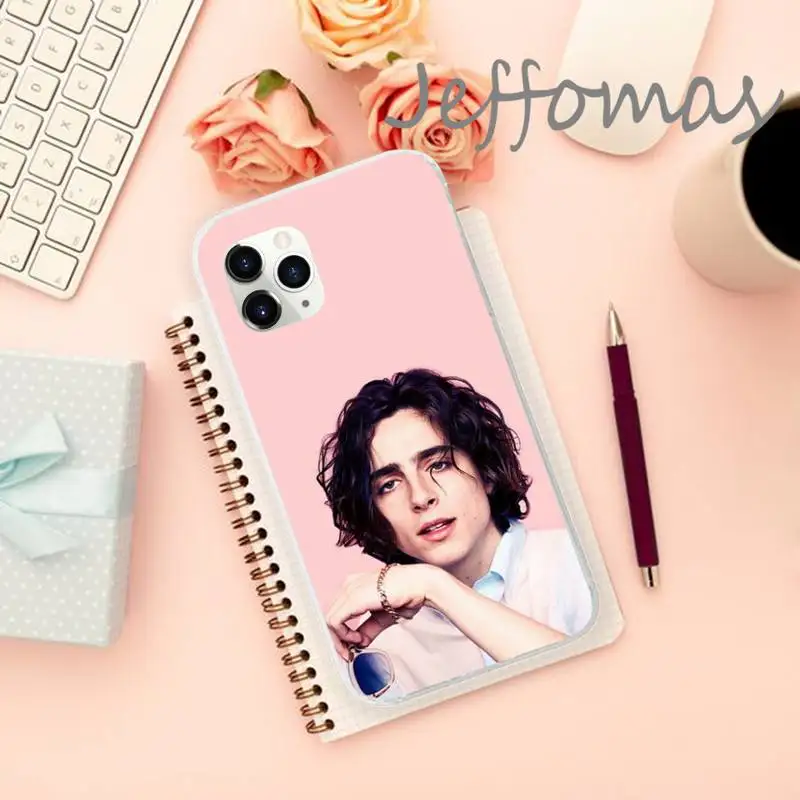 

Timothee Chalamet Phone Case Transparent for iPhone 11 12 mini pro XS MAX 8 7 6 6S Plus X 5S SE 2020 XR