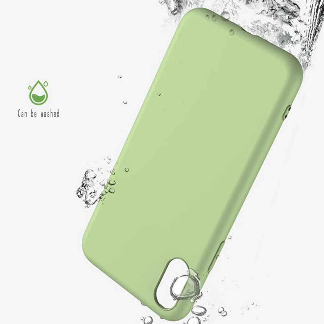 Тонкий мягкий ТПУ чехол темно-зеленого цвета маття для Iphone Se2 11pro Max 6 6s 7 8plus 5s 5 X XS XR