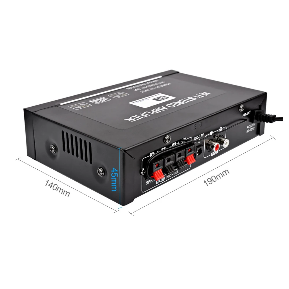 Household G30 Power Amplifier Mini BT 87.5MHz-108.0MHz HiFi Amplifiers Stereo Home Audio Digital Sound | Автомобили и мотоциклы
