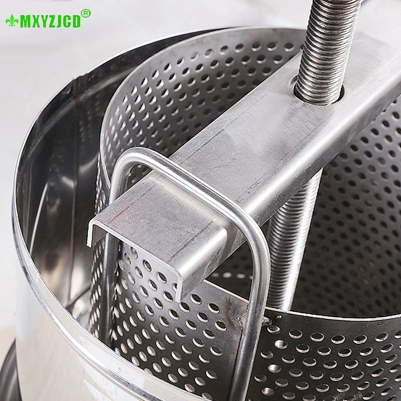 Пресс машина для прессования пчелиного воска из нержавеющей стали медовый