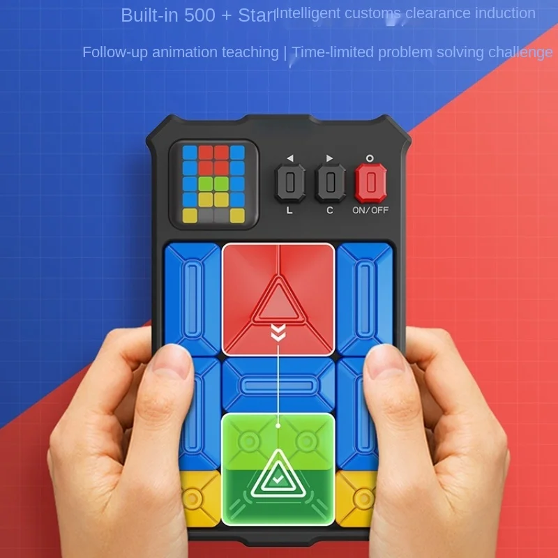 Super Klotski Sliding Puzzle Giiker Educational Toys Children's Magnetic Digital Sudoku Brainy Thinking Puzzle