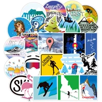 70pcs skiing stickers sports style skateboard backpack creative decor for luggage snowboard fridge styling laptop stickers f3