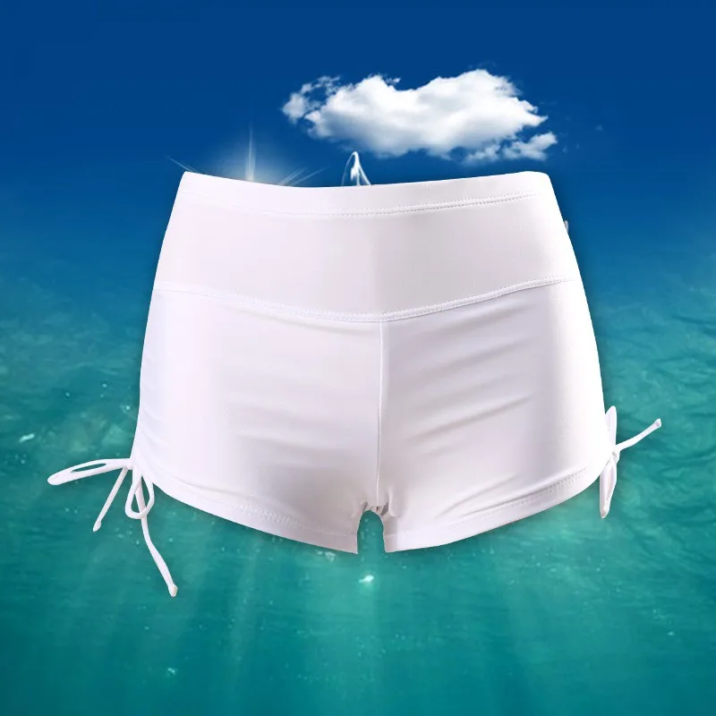 

Women's Beach Surfing Summer Style Moisture Wicking Quick Dry Black Swim Shorty Shorts Swimwear Surfing Beach Shorts