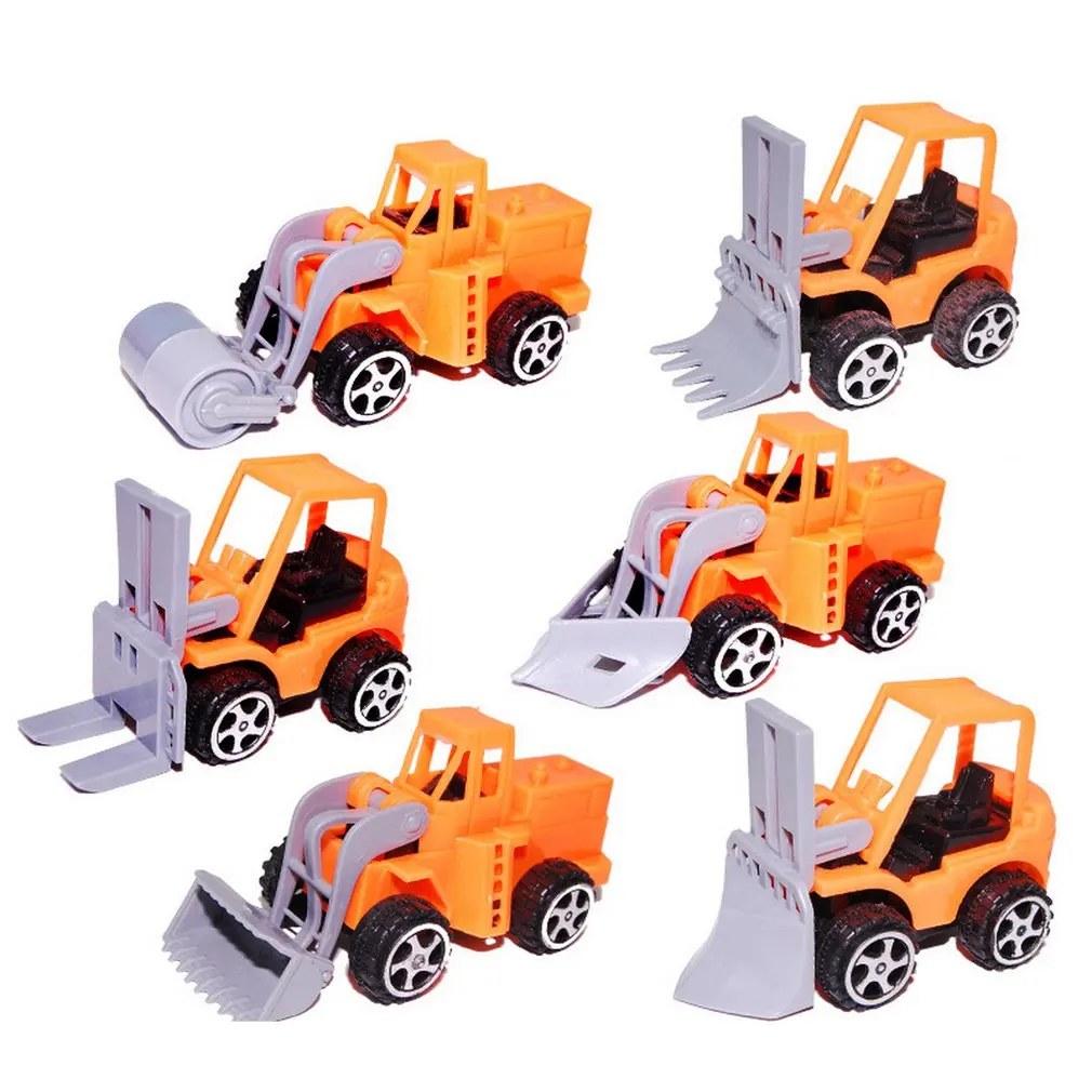 

Children's Simulation Inertia Truck Construction Vehicle Excavator Toy Wholesale Excavator Model Pull Back Car Mini Car