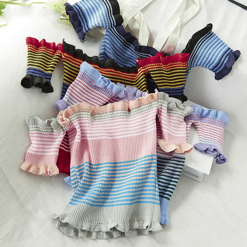 Новинка весны 2020 женские сексуальные топы женская блузка для женщин в полоску