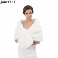 janevini white cloak fur bridal wraps fourrure mariage faux fur shawls women wedding capes warm navy blue black boleros jackets