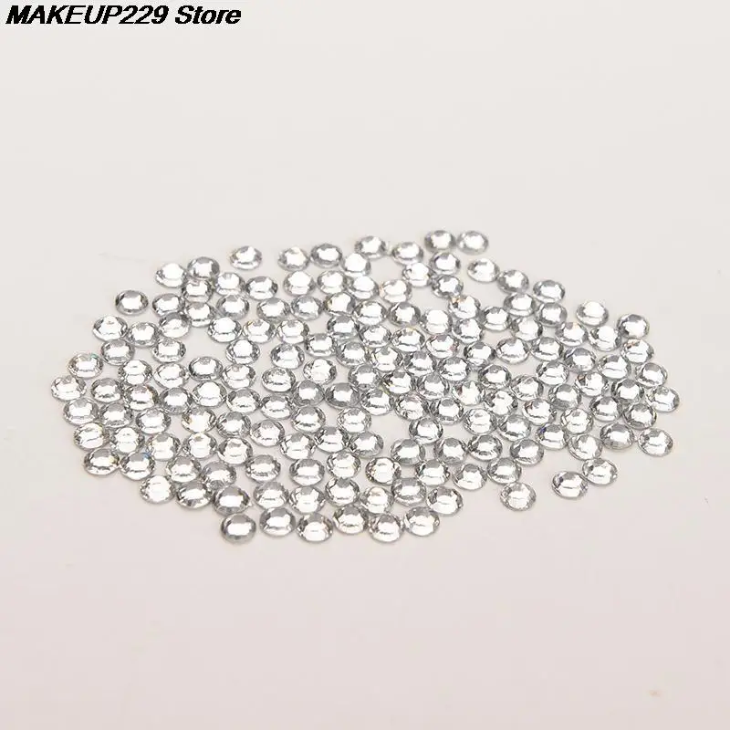 Wholesale Resin 1000 Pcs Nail Art Flatback Crystal 14 Facets Round 3mm Rhinestone Beads Bright Color | Красота и здоровье