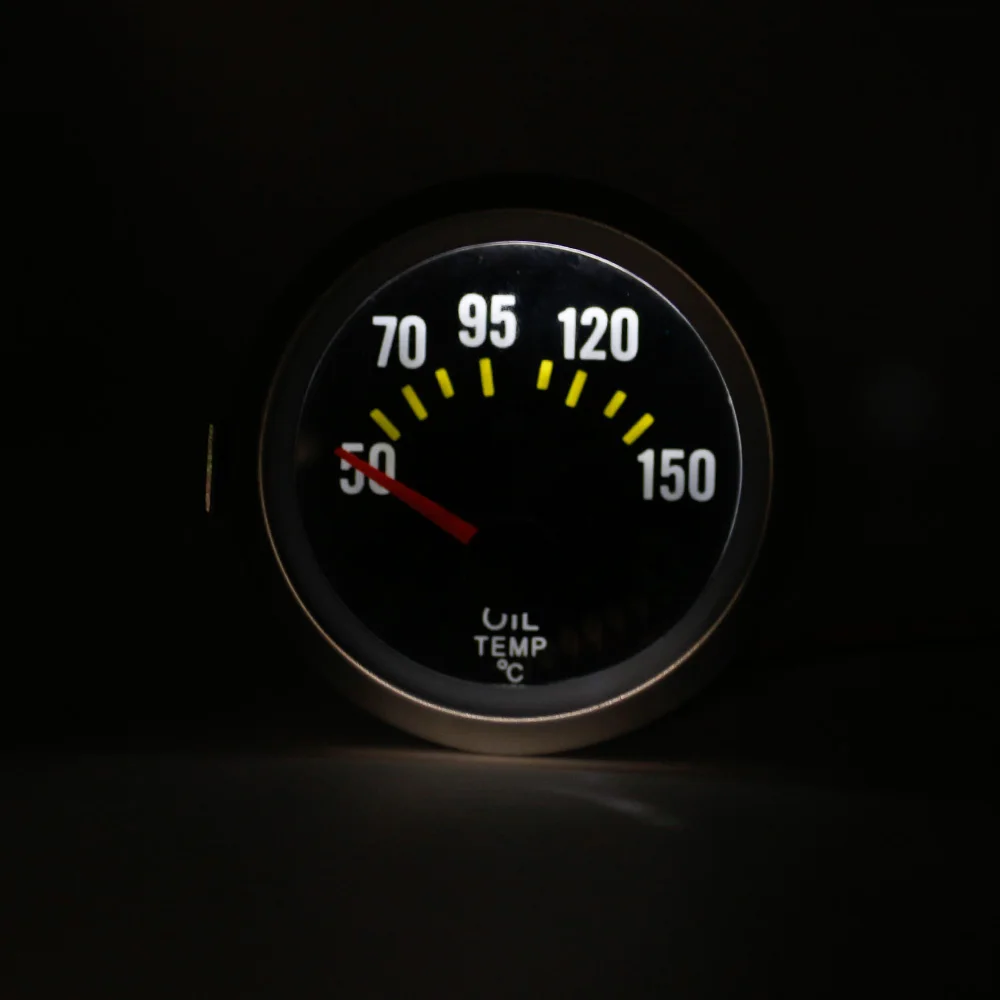 52 мм Универсальный карбоновый Автомобильный датчик температуры масла с датчиком