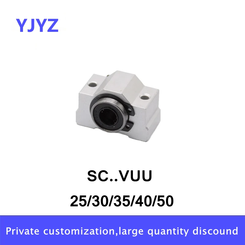 Бесплатная Доставка 1 шт. SCV25/30/35/40/50UU линейный подшипник блок DIY скольжения единиц