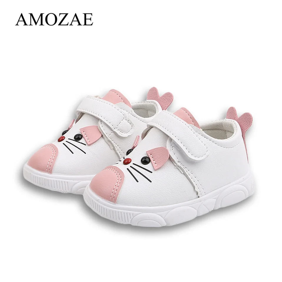 Детские кроссовки Обувь для мальчиков Детская кожаная обувь с принтом животных