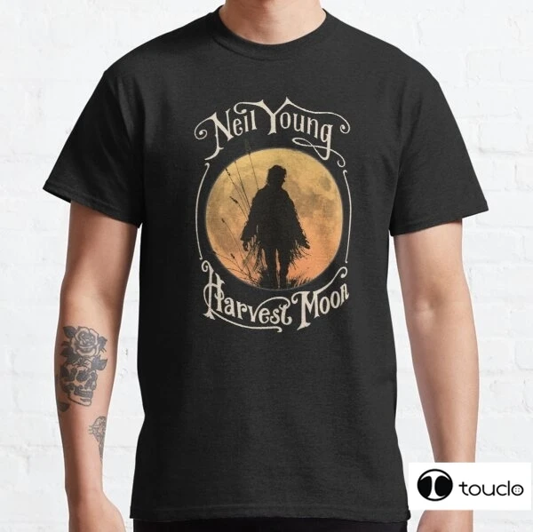 Neil Young Harvest Moon Shirt Sticker Hoodie Mask Hot Sale Clown T Shirt Men/Women Printed Terror Fashion T-Shirts