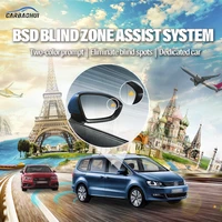 car bsd bsm bsa blind area spot warning drive mirror rear radar microwave detection system for volkswagen sharan 2012