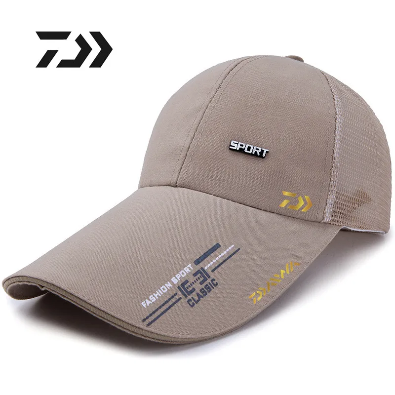 

Daiwa Fishing Cap Spring Summer New Korean Trend Casual Outdoor Sports Cap Men's Canvas Sunscreen Baseball Fishing Hat