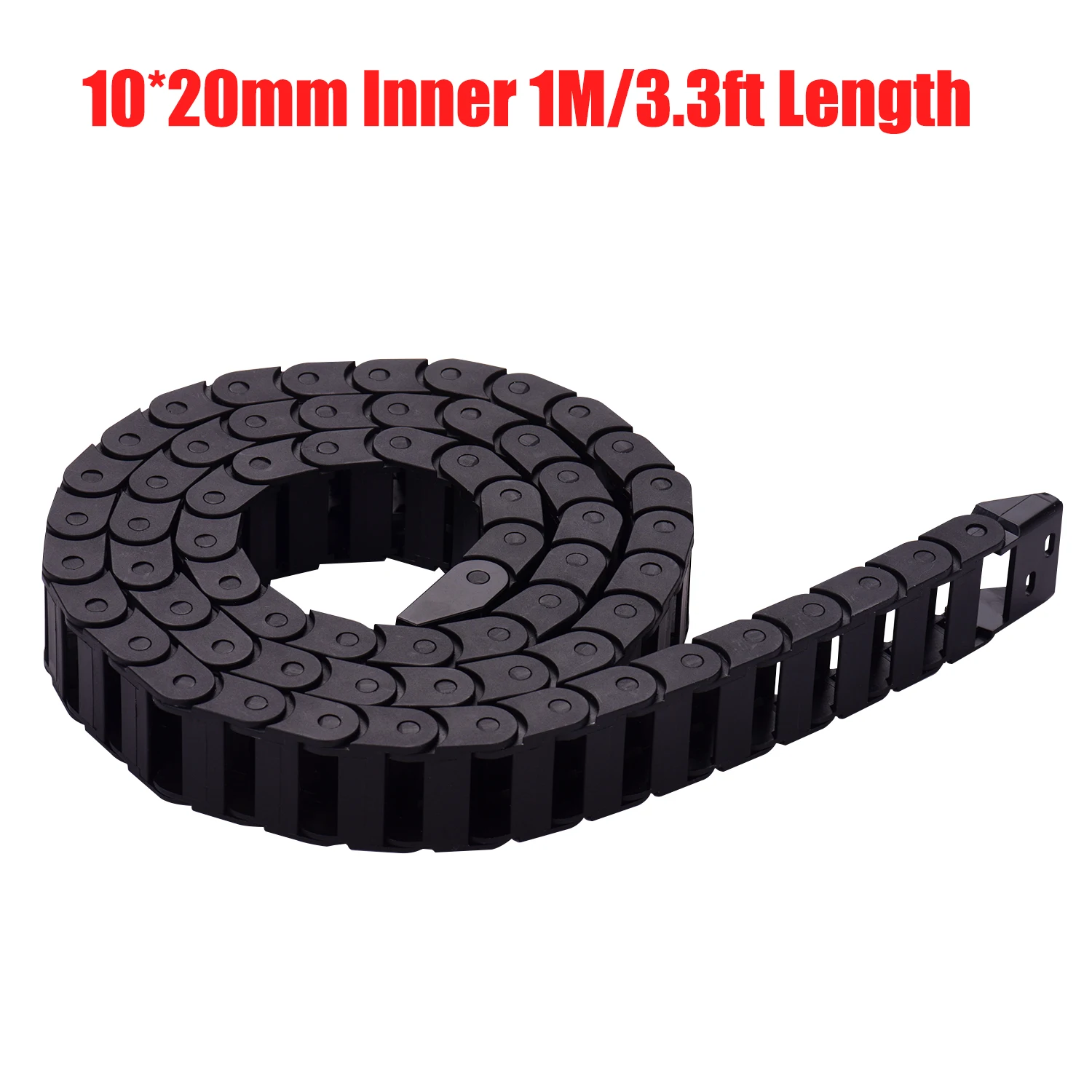 

Aibecy 10*10mm Inner 1M/3.3ft Length for 3D Printer Drag Chain Cable Towline Transmission Chain CNC Machine
