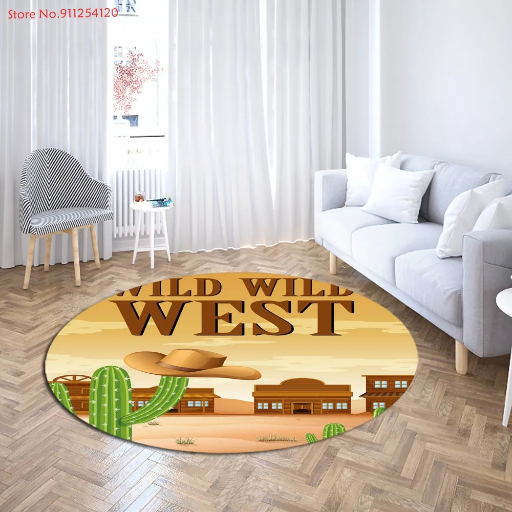 Тропические растения круглый ковер Зеленый Кактус 3D печать коврики Круглый