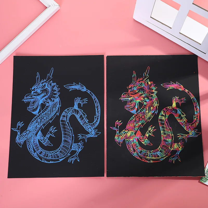 4 шт./компл. 21x28 см для самостоятельной сборки детских мультяшных иллюстраций