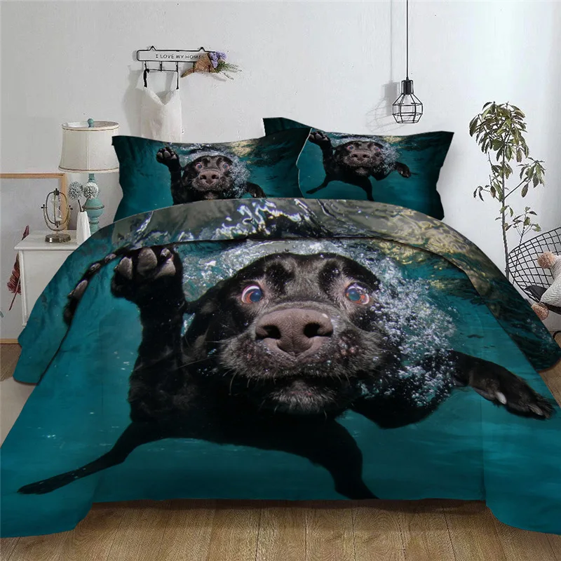 Комплект постельного белья в пасторальном стиле с принтом листьев | Дом и сад