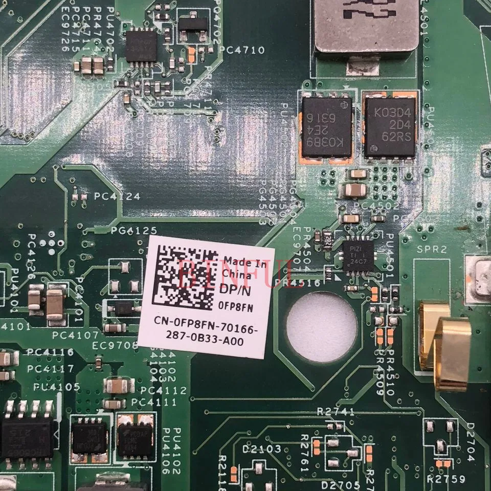 Материнская плата для ноутбука DELL INSPIRON N5050 Высококачественная материнская 10316