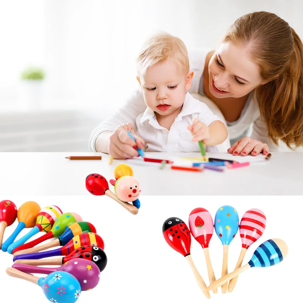 

Developmental Rattle Bed Kids Toys Infant Hand Bells Rattles Bell Ring Musical Shaker Toddler Baby Educational Toys