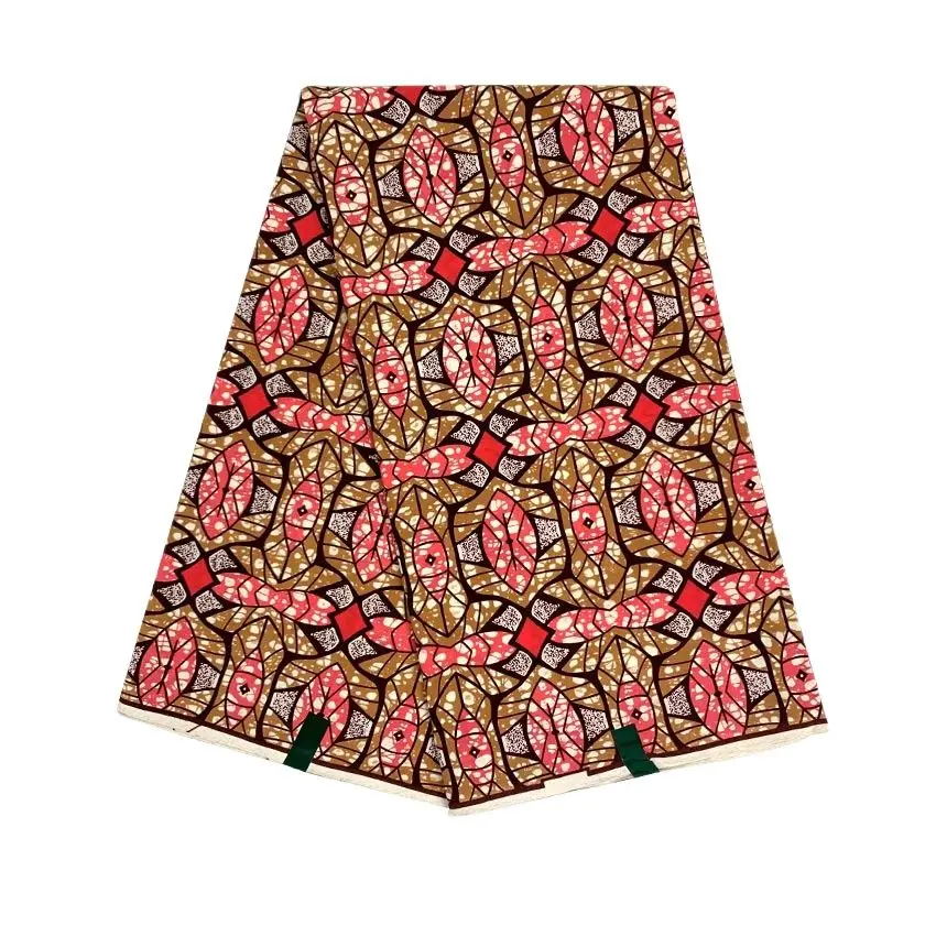 

Ankara Wax Fabric 2021 High Quality African Wax Print Fabric 100% Cotton Soft African Guaranteed Veritable Real Wax for Dresses