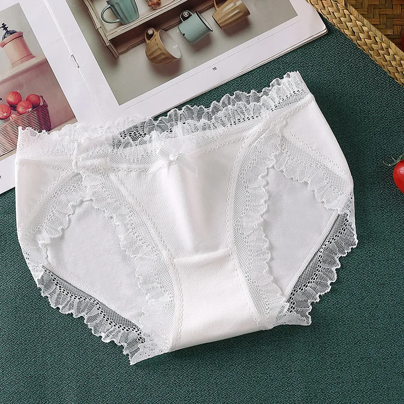 

3PCS/Set Women's Panties Cotton Underwear Solid Color Briefs Girls Low Waisted Soft Panty Women Underpants Female Lingerie